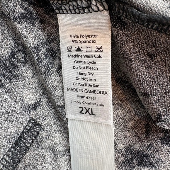 LuLaRoe Shorts Bundle Womens 2XL Pink Blue Black Elastic High Paperbag Waist - Picture 13 of 16